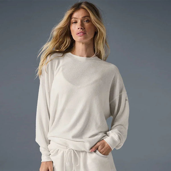 Women’s Soho Knit Pullover & Shorts Set – Spring Casual Loungewear