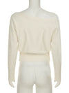 Off-Shoulder Knit Sweater – Slash Neck, Loose Fit, Winter 2025